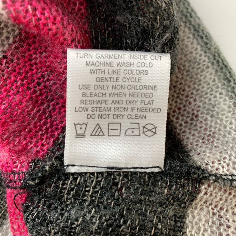 Olivia Sky Stripe Pink Black Gray Lightweight Swe… - image 5